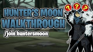 Hunters Moon Quest Walkthrough join huntersmoon  AQW [upl. by Hanleigh]