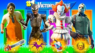 The RANDOM HALLOWEEN BOSS Challenge in Fortnite She Venom Leatherface Jason Mephisto [upl. by Renzo]