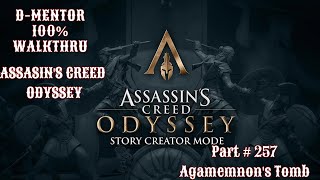 Assassins Creed Odyssey 100 Walkthrough Agamemnons Tomb [upl. by Dorolice]