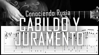 Cabildo y Juramento  Fingerstyle guitar  Arreglo de guitarra solista con partitura y tablatura [upl. by Brahear]