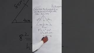 Pythagoras Theorem Explained 3 maths pythagorastheorem triangles rightangledtriangles [upl. by Lindbom]