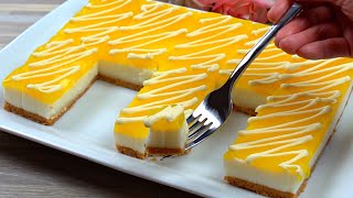 If you have Lemon Make this Dessert in 10 Minutes NoBake No Gelatin Easy and Delicious [upl. by Jr]