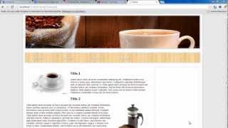 Create a website with PHP  Part 1 Templates [upl. by Treiber]