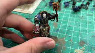 Painting the Chaplain in Terminator Armor for the Ultramarines  Warhammer 40k [upl. by Donata66]