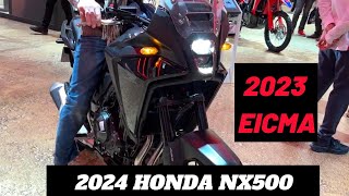 2024 Honda Nx500 Adventure Review  The best upgrade of CB500X Version [upl. by Berthe765]