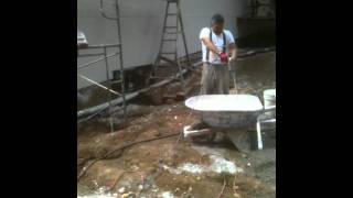 Mixing Lime Plaster [upl. by Arocet]