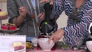 Yonanas Elite Frozen Treat Maker with Recipe Book with Carolyn Gracie [upl. by Margreta]