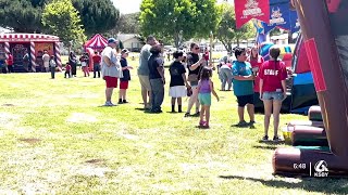 Community turns out for patriotic celebration at Ryon Park in Lompoc [upl. by Pliner]