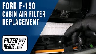 How to Replace Cabin Air Filter 2018 Ford F150  AQ1251 [upl. by Reseda693]