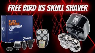 Comparing The Free Bird Flex Series Shaving Kit vs Skull Shaver Pitbull Silver [upl. by Anneirda237]