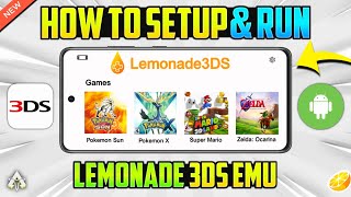 NEW LEMONADE 3DS EMULATOR ANDROID  SETUPBEST SETTINGSGAMEPLAY  BETTER THAN CITRA [upl. by Meir]