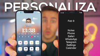 Cómo PERSONALIZAR tu iPhone como un PRO 🔥 ¡Más productividad [upl. by Schreiber]