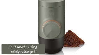 Minipresso GR 2 Review The Perfect Portable Espresso Maker [upl. by Sitto]