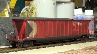 Weathering Project 5 Sooting Up a CP Coal Gondola [upl. by Karla107]