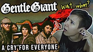 Gentle Giant  A Cry For Everyone  Reaction [upl. by Robinia]