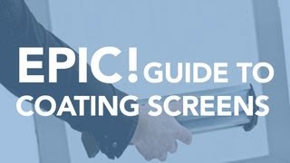 How to Screen Print  EPIC Guide to Coating Screens With Emulsion [upl. by Tiossem]