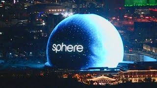 “It was pretty incredible” Sphere Las Vegas workers react to dazzling light show [upl. by Atiral864]