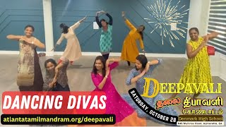 Atlanta Tamil Mandram Deepavali celebration  Preview of cultural program by Dancing Divas [upl. by Danielle]