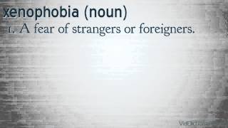 xenophobia  definition [upl. by Aduh785]