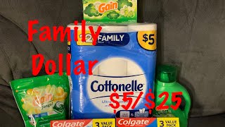 FAMILY DOLLAR ALL DIGITAL COUPONING  VLOG 200  SHOP WITH ME 5 OFF 25  CROMBIES WORLD [upl. by Petronille317]