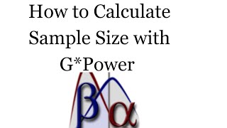 How to calculate sample size with G Power gpower [upl. by Drhacir]