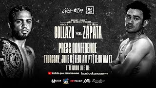 OSCAR COLLAZO VS GERARDO ZAPATABOXING HALL OF FAME PRESS CONFERENCE [upl. by Harvey721]