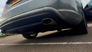 MercedesBenz E350 cdi custom straight pipe exhaust Om642 [upl. by Swec]