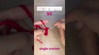 CROCHET How to crochet single crochet stitch  Crochet Talent [upl. by Shelia]