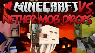 Nether Mob Drops  Minecraft VS Ep 7 [upl. by Aillimac]