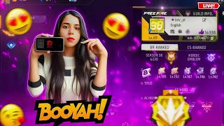 1 VS 2 CUSTOM  FREE FIRE LIVE WITH Div yt❤️‍🔥 Ffgirl divyt girllive [upl. by Nollahp122]