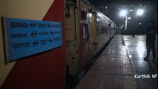 Rayagada Express Announcement Guntur Railway Station  Indian Railways [upl. by Ythomit]