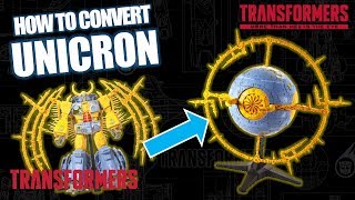 BREAKING Complete Unicron Conversion  TRANSFORMERS HASLAB  Transformers Official [upl. by Nnylarac]