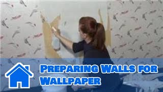 Wallpaper  Preparing Walls for Wallpaper [upl. by Nodnal683]