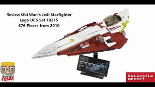 Obi Wan´s Jedi Starfighter Lego UCS 10215 english version [upl. by Lluj932]