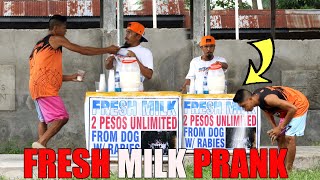 FRESH MILK FROM DOG PRANK  Masarap pala ang gatas ng aso [upl. by Ylle]