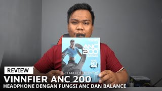 REVIEW  VINNFIER ANC 200 Headphone Noise Cancellation Antara Marhean dan Bangsawan [upl. by Assele]