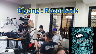 Giyang  Razorback Cavinti United Musicain Cover Live Recording [upl. by Ariella]