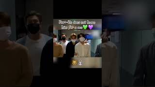 PovHe does not leave him for a sec💜💚vkkimtaehyungtaekookforever bestbuddiesforever viralvideo [upl. by Buchanan]