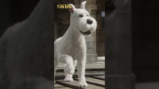 The Adventures of Tintin Dog Under the Cows movie 4k shorts hd [upl. by Ymorej]