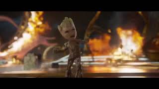 Guardians of the Galaxy Vol 2 opening scene Baby Groot dance [upl. by Redman]