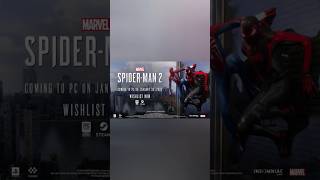 MARVELS SPIDERMAN 2 PC RELEASE DATE CONFIRMED SHORTS REELSGAMING NEWSRDCOYT​ gaming game [upl. by Emlynne844]