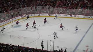 Montreal Canadiens Matteo Drobac makes a nice save vs Toronto Maple Leafs Brandon Lisowsky 915 [upl. by Nyre]