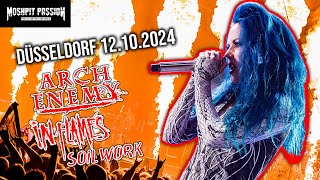 ARCH ENEMY dominieren DÜSSELDORF mit In Flames und Soilwork  Konzertvlog [upl. by Dieterich]