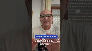 ABOLIZIONE DEL BOLLO AUTO youtube pagamenti shortvideos letstalk viralvideos [upl. by Ellehsor]