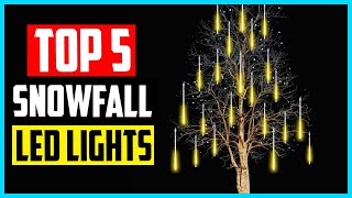 Top 5 Best Snowfall LED Lights for Outdoor Decoration 2024 [upl. by Keenan]