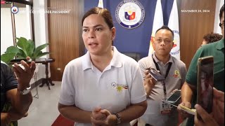 LIVE VP SARA sinagot ang mga paratang ng mga TONGGRESSMAN [upl. by Fatma40]