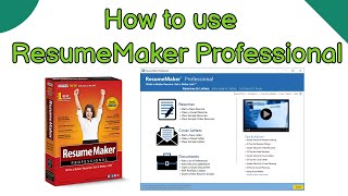 ResumeMaker Professional how to use ResumeMaker stepbystep guide [upl. by Ellenohs]