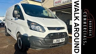 Walk around video for a Ford Transit Custom 310 L1 20 TDCi 130ps Low Roof Van [upl. by Claudian]