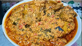 HOW TO MAKE EGUSI STEW FOR RICE [upl. by Attenrev]