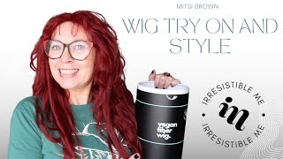 fantastic wig try on cut and style from Irresistible Me [upl. by Nauqahs]